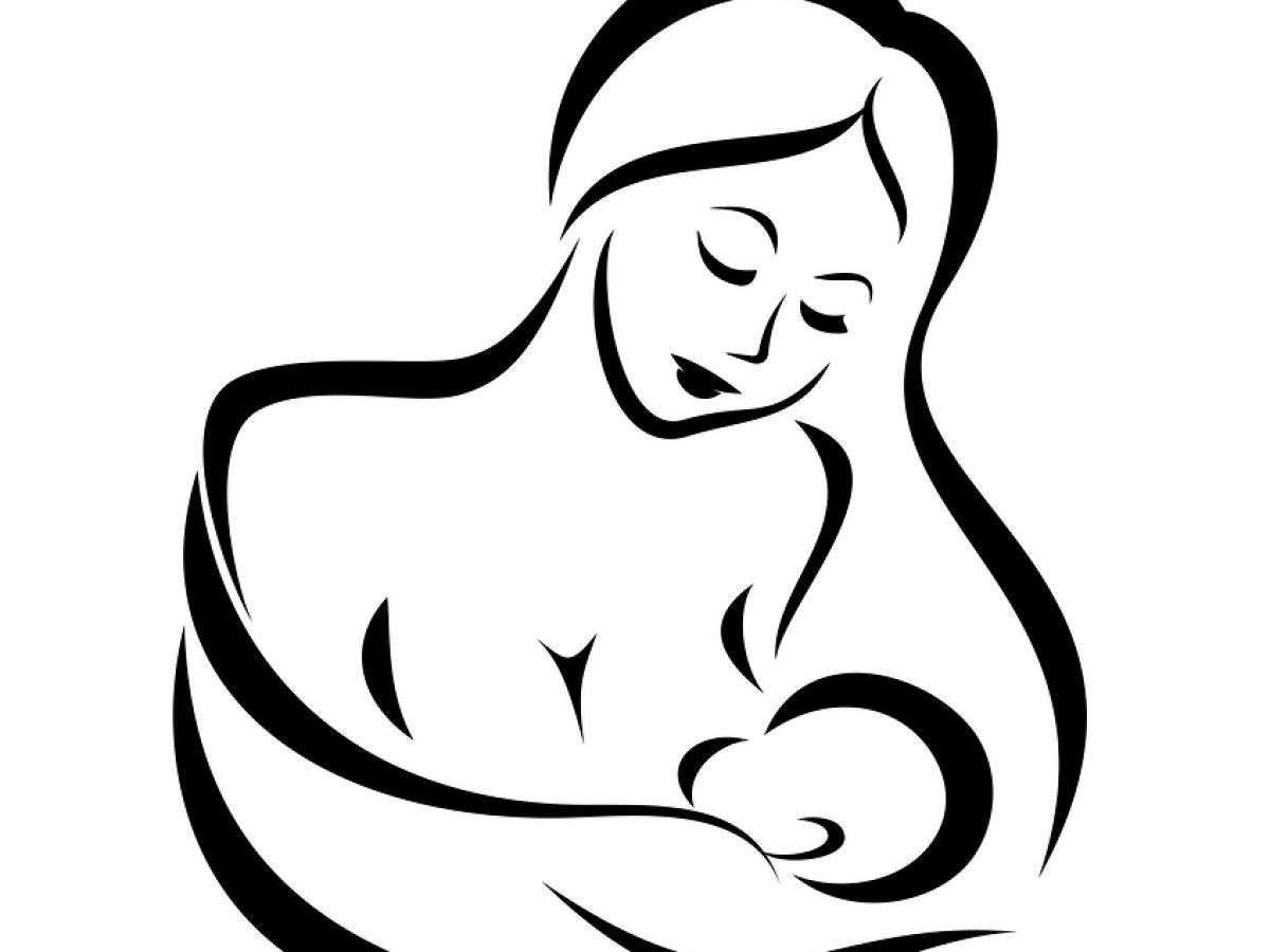 Breastfeeding Sketch Stock Vector Illustration and Royalty Free Breastfeeding  Sketch Clipart